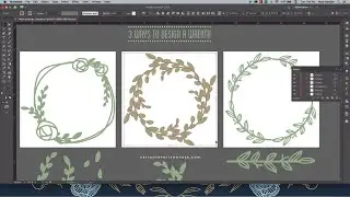 3 Ways to Design a Wreath in Adobe Illustrator