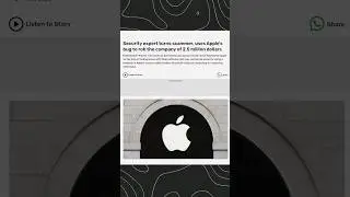 How a random guy scammed Apple?
