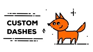 Custom storke dashes - (Inkscape tutorial)