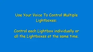 Use Alexa To Control The Colour Of One Lightbox Or All Your Lightboxes