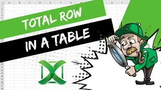 Excel - How to add Total Row to tables at the bottom and on the top of data | Excel Tips 120