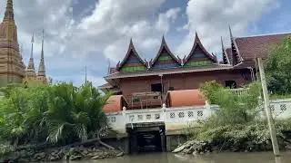 Floating Market Amphawa (north of Bangkok) Maeklong river long tail boat