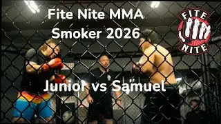 2026 Fite Nite MMA Smoker - Junior vs Samuel  / Kickboxing Match 1-17-26 