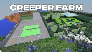 SciCraft Server Tour: 1 Million Gunpowder Per Hour Creeper Farm