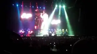 Elvis start to show at sheffield  arena 9/3/12