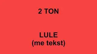 2TON - Lule ( me tekst / lyrics )