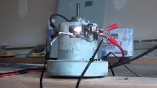 Vacuum Motor Burn Out with Flames