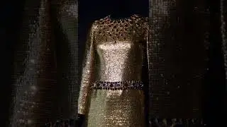 YSL iconic gold dress