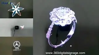 3D led fan hologram, advertising display
