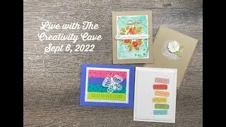Sept 6, 2022 Live with The Creativity Cave