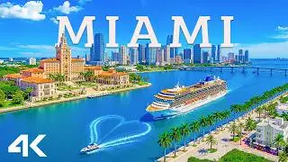 Miami 4K 🇺🇸 | Stunning Beaches, Luxury Yachts & Iconic Skyline Views 🌴