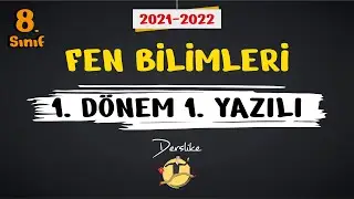 8. Sınıf Fen Bilimleri | 1.Dönem 1.Yazılı Soruları