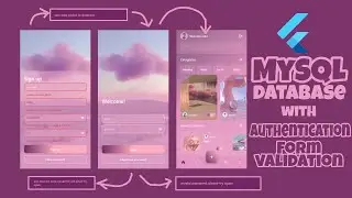 Flutter UI Practicing | Flutter SQFlite Authentication & Verification with Cool UI Design.