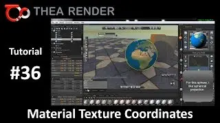Thea Render --- Material Texture Coordinates --- Tutorial #36