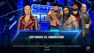 WWE 2K23 Cody Rhodes vs Roman Reigns at Smackdown Gameplay [1080p]|WWE 2K | #WWE | #2K |#WWE2K23