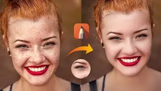 SKIN SMOOTH - Photo Editing Tutorial in Sketchbook || Smooth photo editing Retouching Editing
