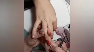 Наращивание полигелем. Комби техника. Наращивание аквариумного дизайна.