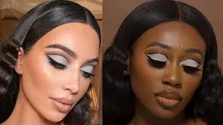 Kim Kardashian Makeup Look Recreated For Black Woman Tutorial