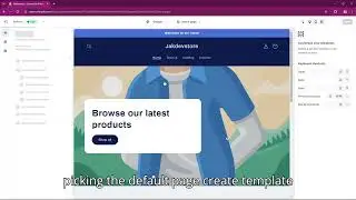 Create custom page template in shopify
