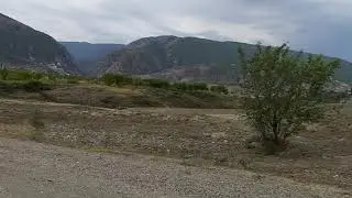 По дороги на бархан Сары Кум