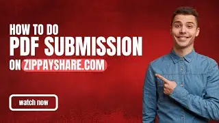 How To Do PDF Submission On Zippayshare | Free PDF Submission Website