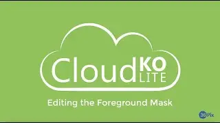 CloudKO Lite  - Editing the foreground mask to put back missing colour