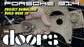 Porsche 914 How to Restore 73-76 Doors, Glass, Handles, Fuzzies and Seals [Bumblebee Build Ep 20]