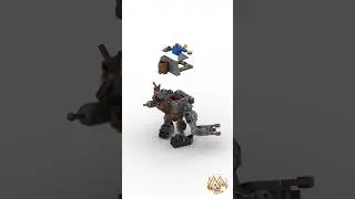 Walking Castle #lego #ironman #automobile #starwars #robot #toys #legosets #legomoc