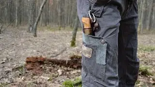 Удобное ношение фиксированного ножа.
