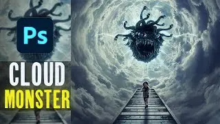 Photo Manipulation Tutorial in Photoshop - Cloud Monster || Hasan Mia