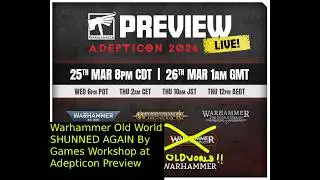 Warhammer Old World SHUNNED AGAIN By Games Workshop at Adepticon Preview