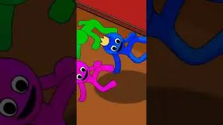 Танцующие радужные друзья | Rainbow friends animation #shorts