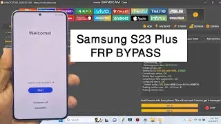 Samsung Galaxy S23 Plus  S916B /S916U Frp bypass Unlock Tool