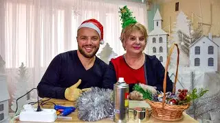 Школа Деда Мороза. Новогодний венок