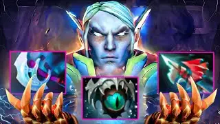 Right Click Invoker 25Kills Rampage Skadi + Manta Style in Immortal 8K MMR🔥