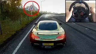 Forza Horizon 4 - Mercedes GT R AMG (Logitech G29 steering wheel) gameplay