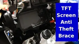 Install TFT Screen Anti Theft Brace on BMW R1250GS - Tech Talk