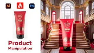 Creative Product Manipulation in Illustrator and Firefly ,Photoshop
