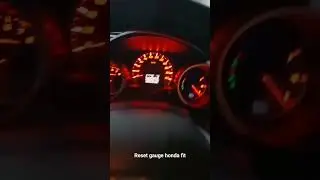 reset gauge Honda fit