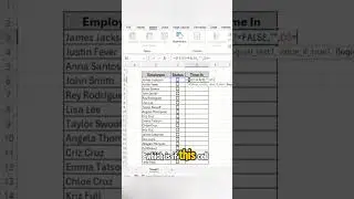 Time Stamp in Excel 😲 #shorts #short #excel #exceltips