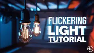 Flicker Light Effect in Unreal Engine 5 – Beginner Friendly!
