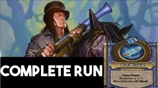 Shaw (Houndmaster) Complete Run | Monster Hunt | Hearthstone