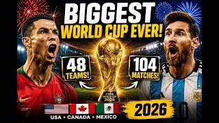 25 Mind-Blowing FIFA World Cup 2026 Facts You Didn't Know! 🤯⚽