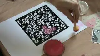 Sjablonen/Stencils gebruiken als achtergrond