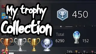 What over 7 years of hunting trophies on Playstation looks like.