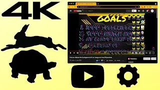 How to change the settings of a youtube video on a computer