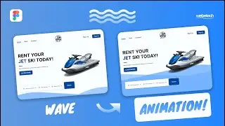 Figma Tutorial: Wave Animation for your Hero Section!