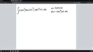 Integration by Substitution, Example 6