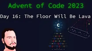 Advent of Code 2023 Python - Day 16: The Floor Will Be Lava