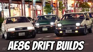 Gran Turismo 7 AE86 Drift Builds for 1.31 Physics